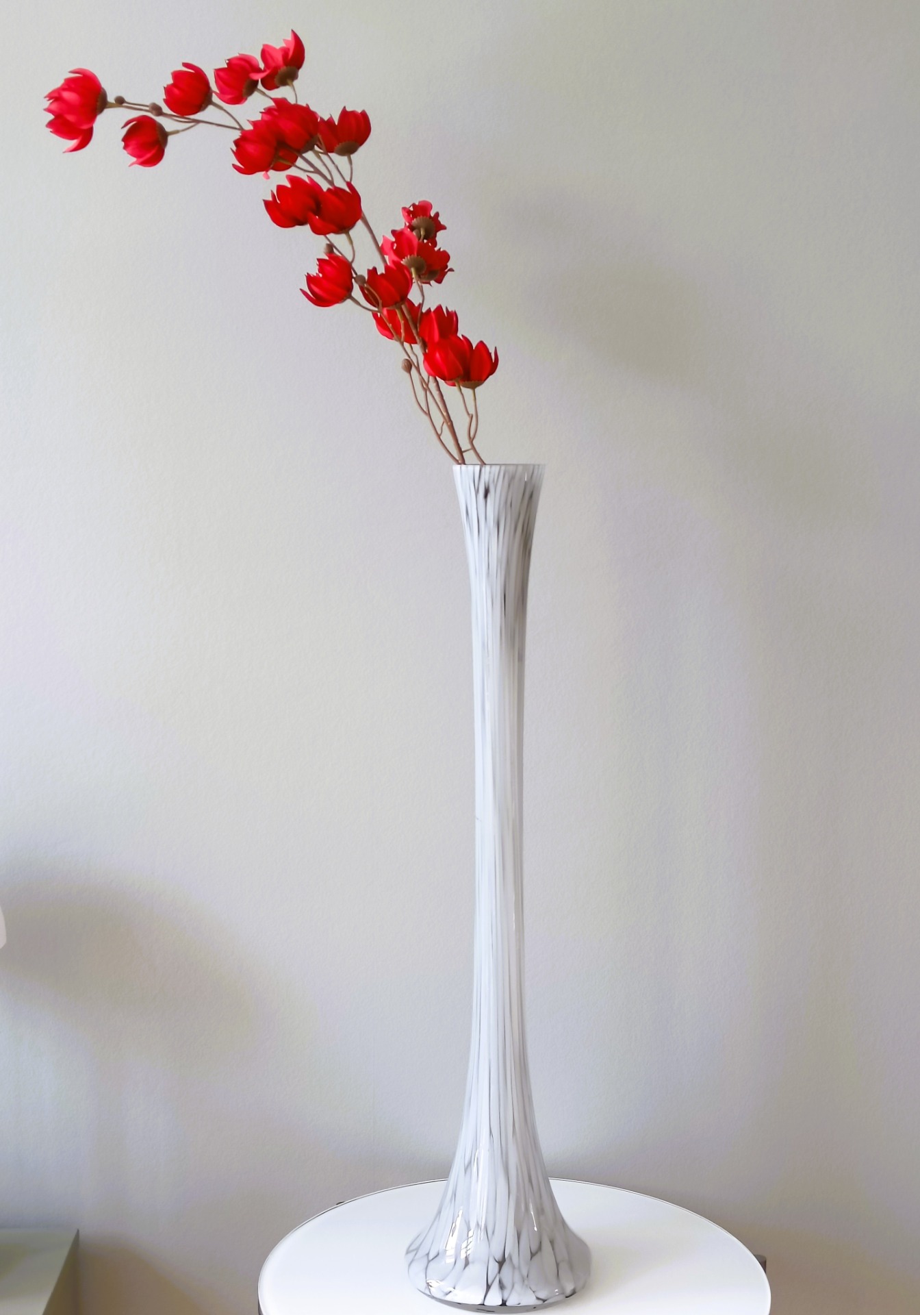 XL vaas in Murano-stijl van 80 cm hoog